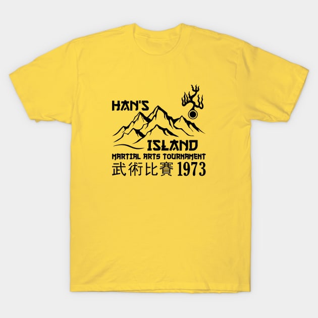 Mod.10 Enter the Dragon Han's Island T-Shirt by parashop